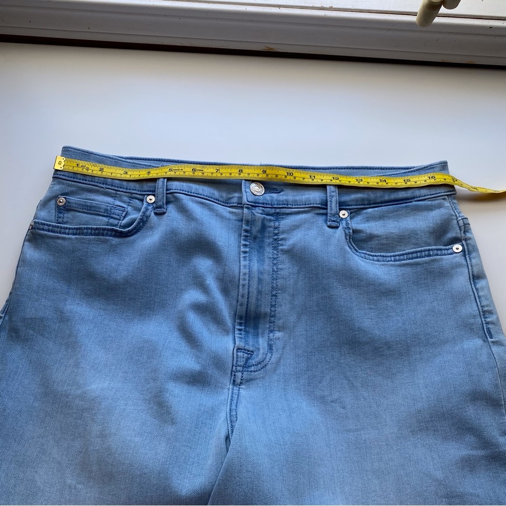 7 For All Mankind Jo Jeans Ultra High Rise Wide Leg Woman 32 Light Wash Soft NEW - Picture 11 of 16